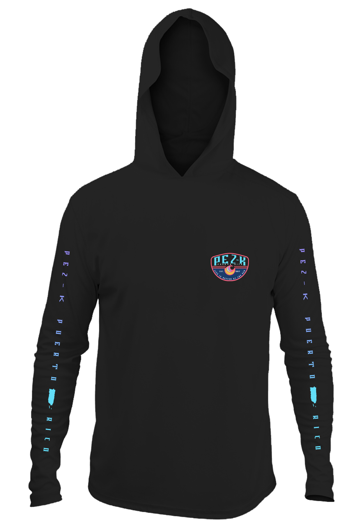 PEZ-K HOODIE MEN RASH GUARD CARIBBEAN WAVE 2024