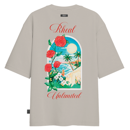 RHEAL CO. OVERSIZED T-SHIRT FLORES