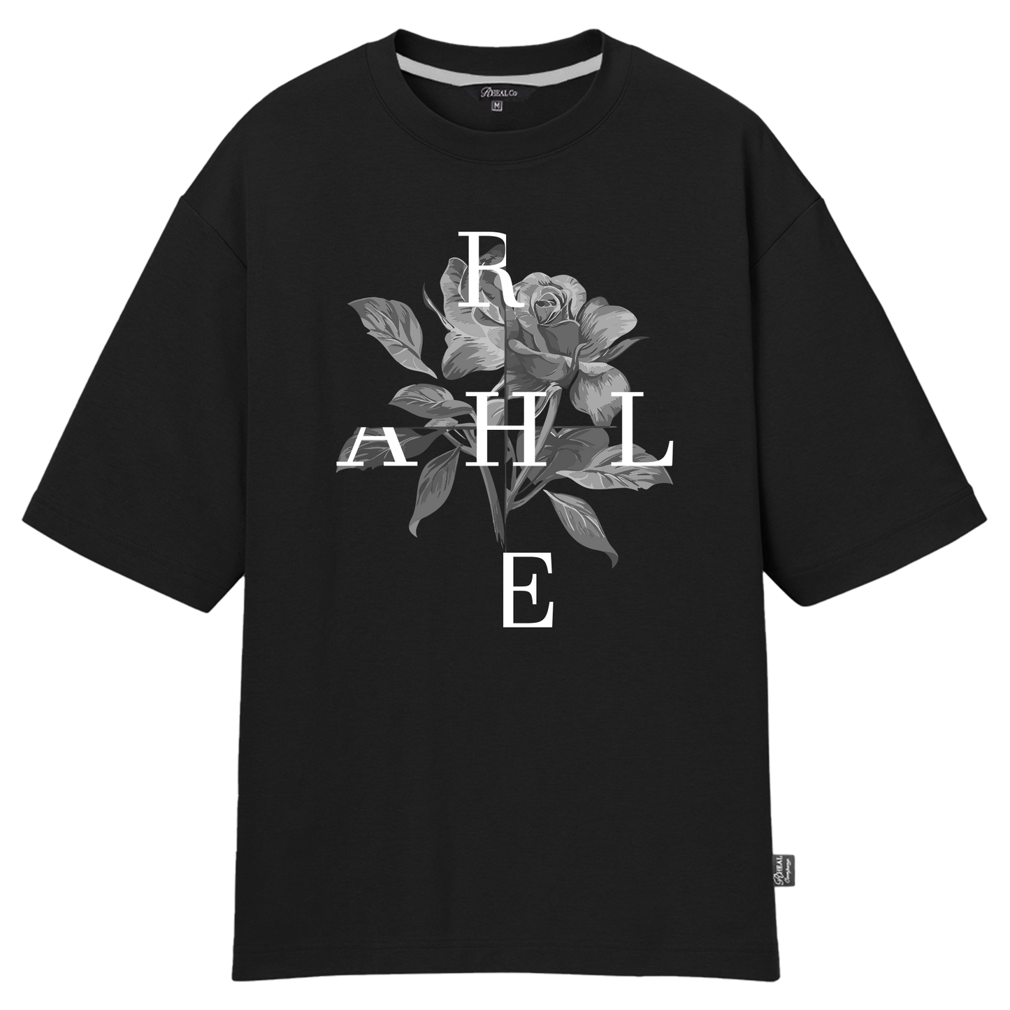 RHEAL CO. OVERSIZED T-SHIRT RHEAL FLOR