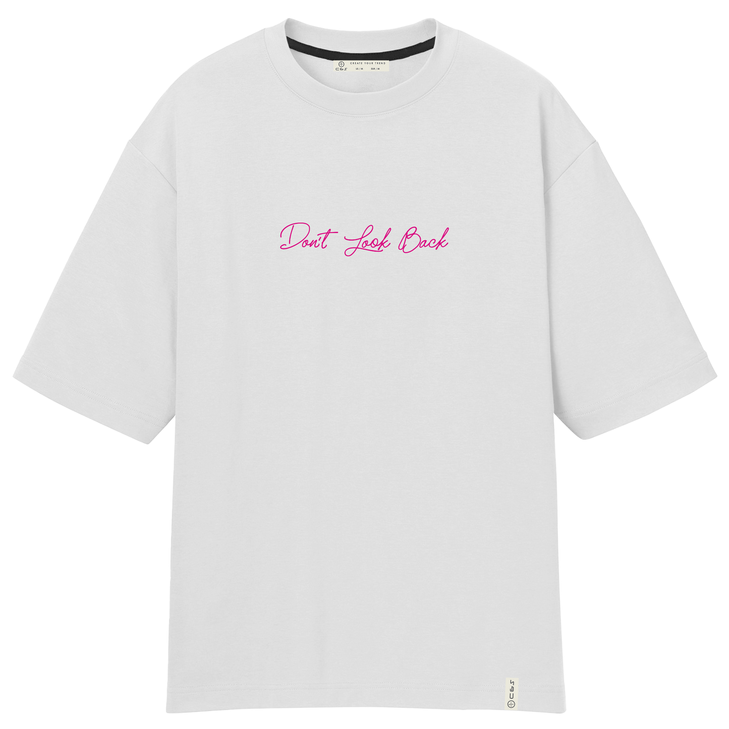 C&S OVERSIZED T-SHIRT DONT LOOK BACK
