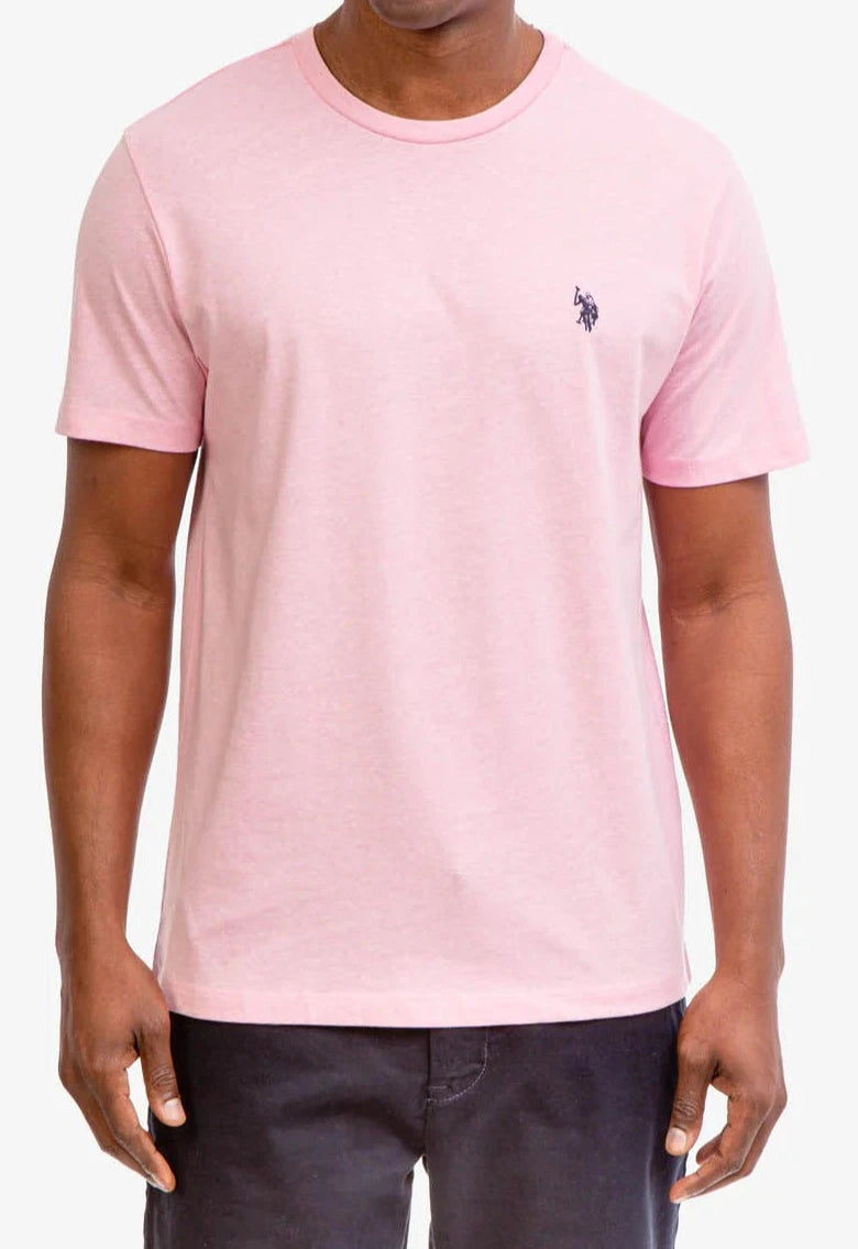 US POLO ASSN. SOLID HEATHER CREW NECK T-SHIRT