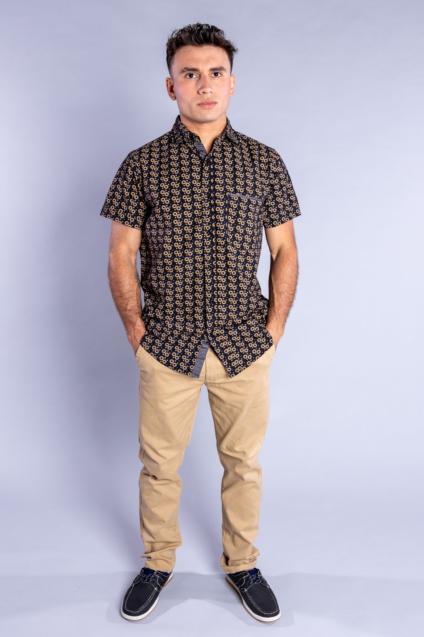 ANKOR PRINTED SHORT SLEEVE SHIRT 390