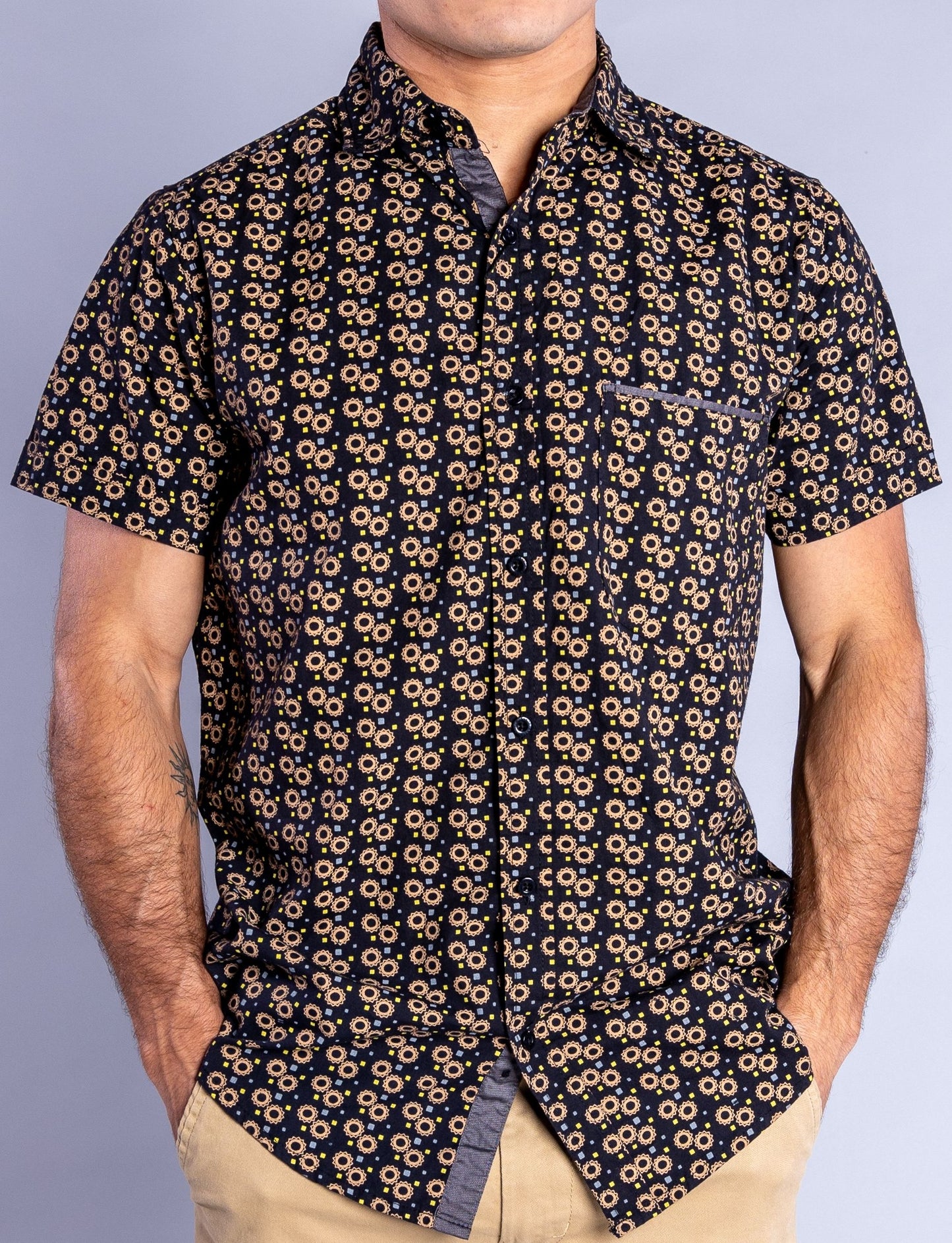 ANKOR PRINTED SHORT SLEEVE SHIRT 390