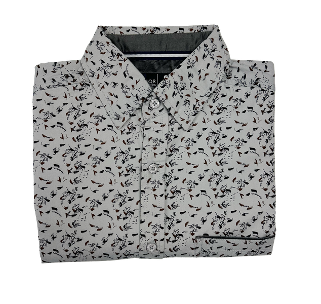 ANKOR PRINTED SHORT SLEEVE SHIRT 393