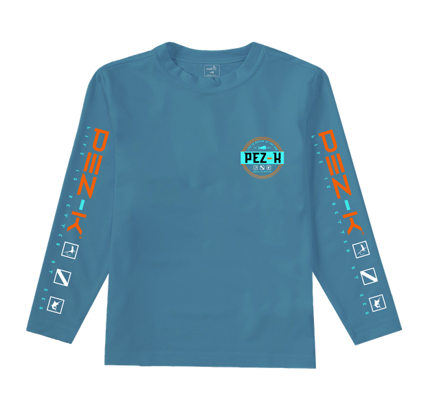 KIDS PEZ-K RASH GUARD EMBLEM MAHI