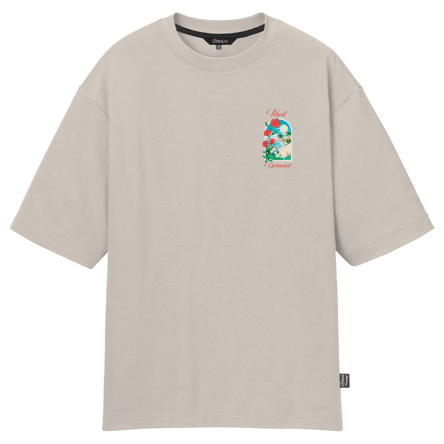 RHEAL CO. OVERSIZED T-SHIRT FLORES