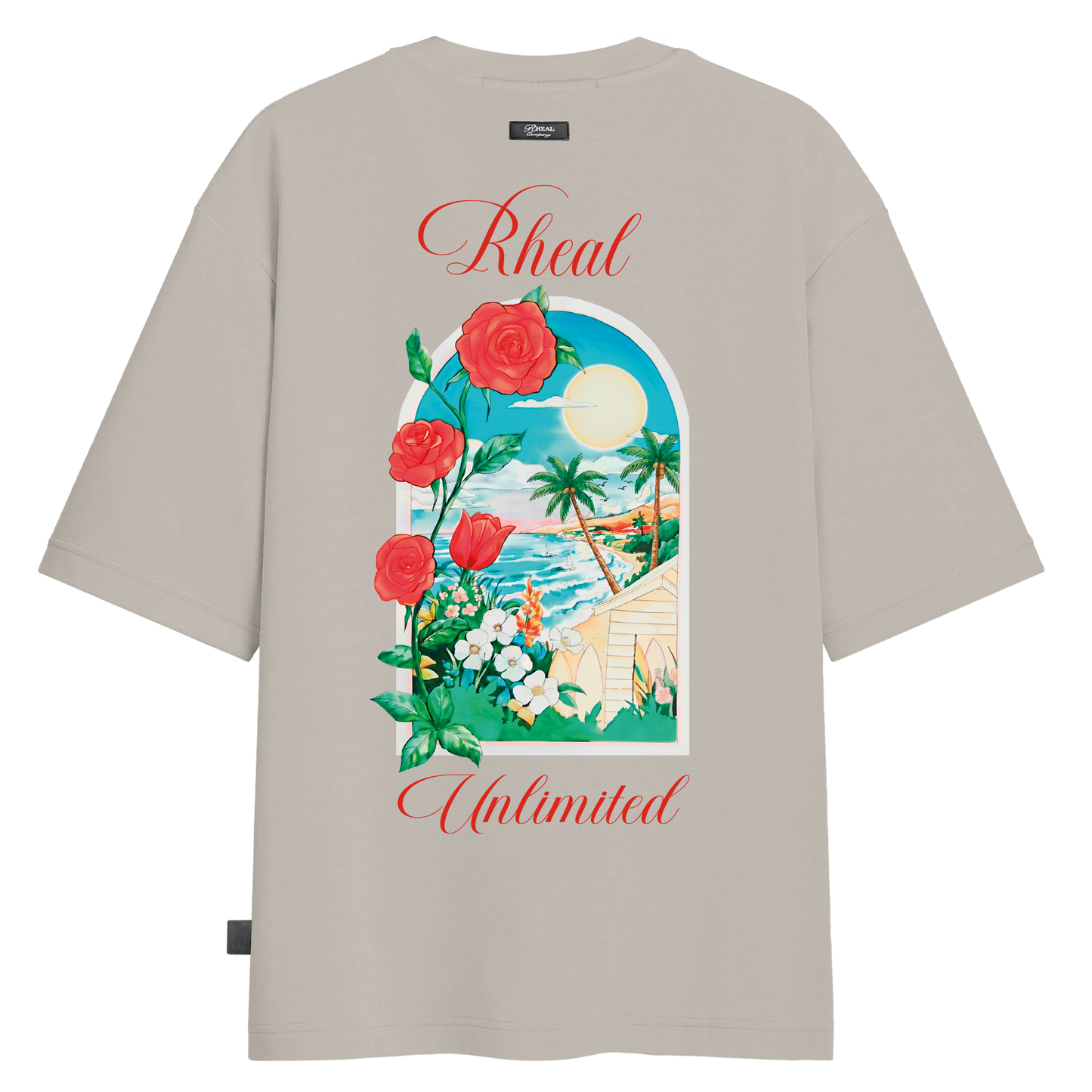 RHEAL CO. OVERSIZED T-SHIRT FLORES