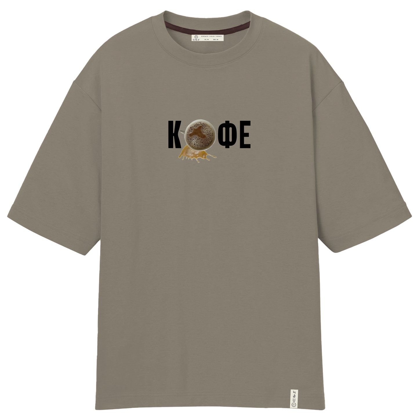 C&S OVERSIZED T-SHIRT COFFEE