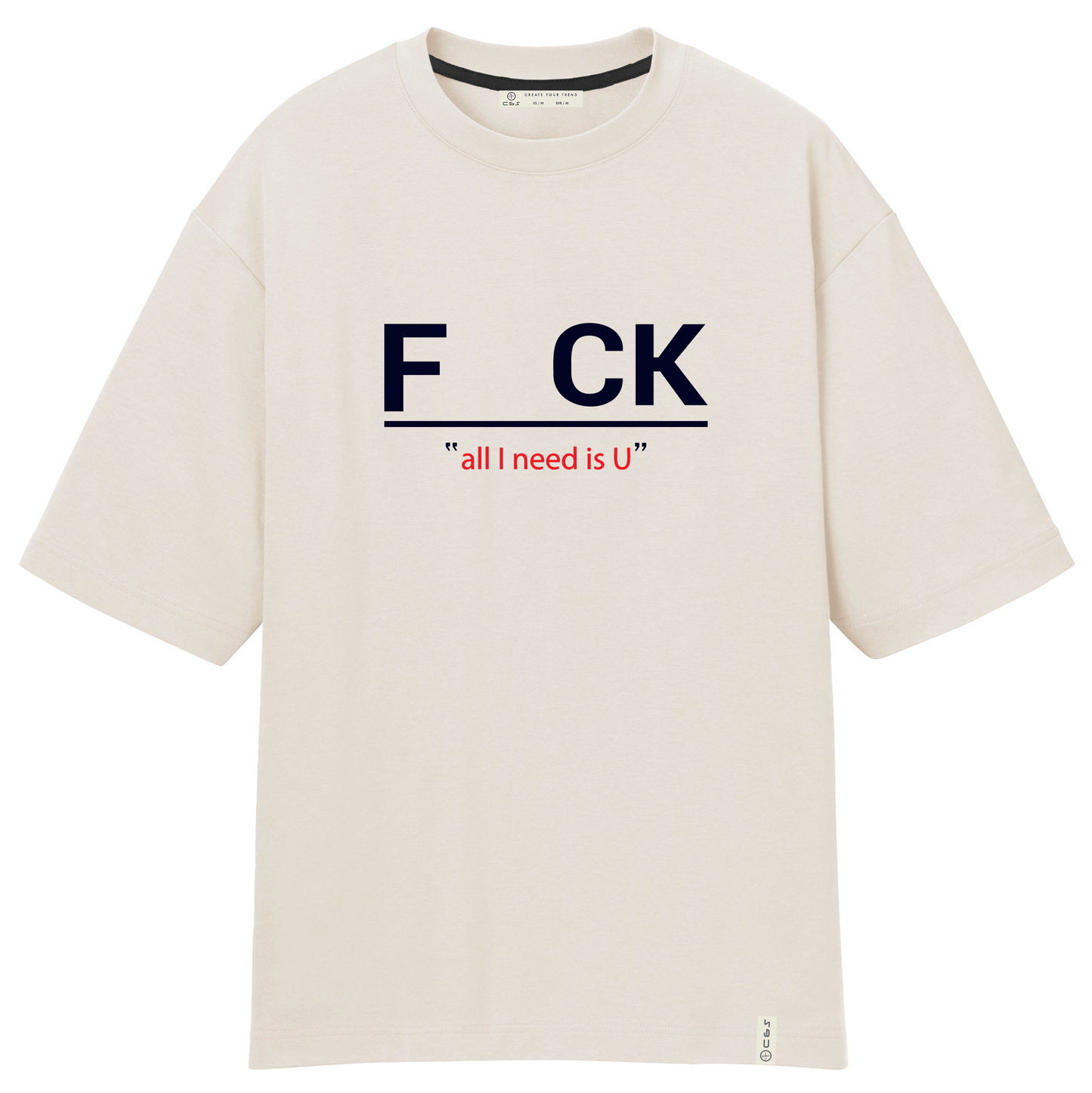 C&S OVERSIZED T-SHIRT F_CK