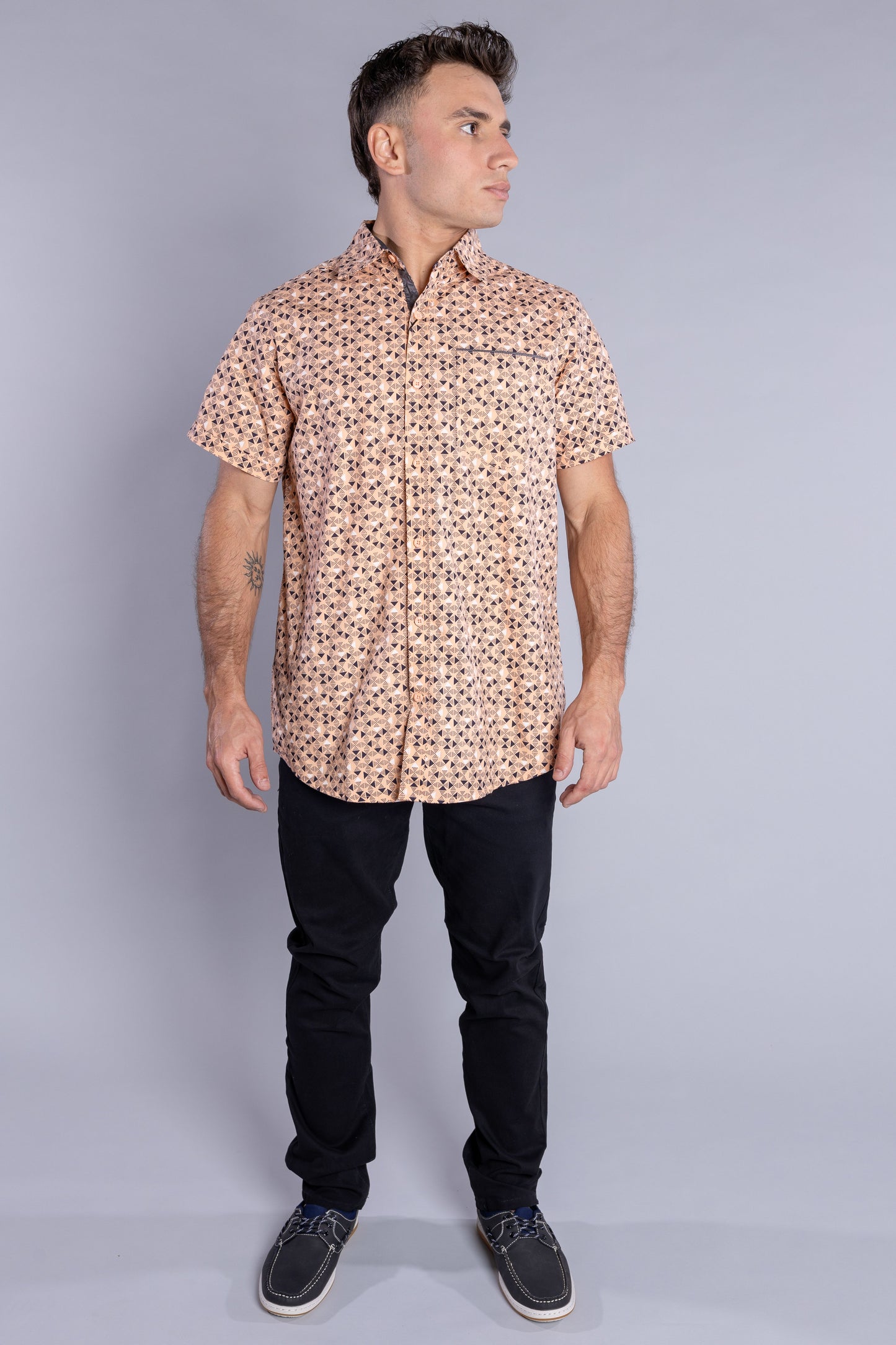 ANKOR PRINTED SHORT SLEEVE SHIRT 394