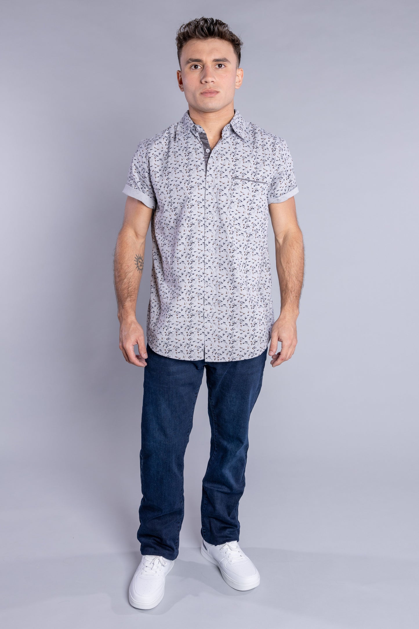 ANKOR PRINTED SHORT SLEEVE SHIRT 393