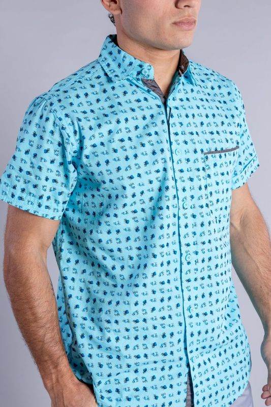 ANKOR PRINTED SHORT SLEEVE SHIRT 397