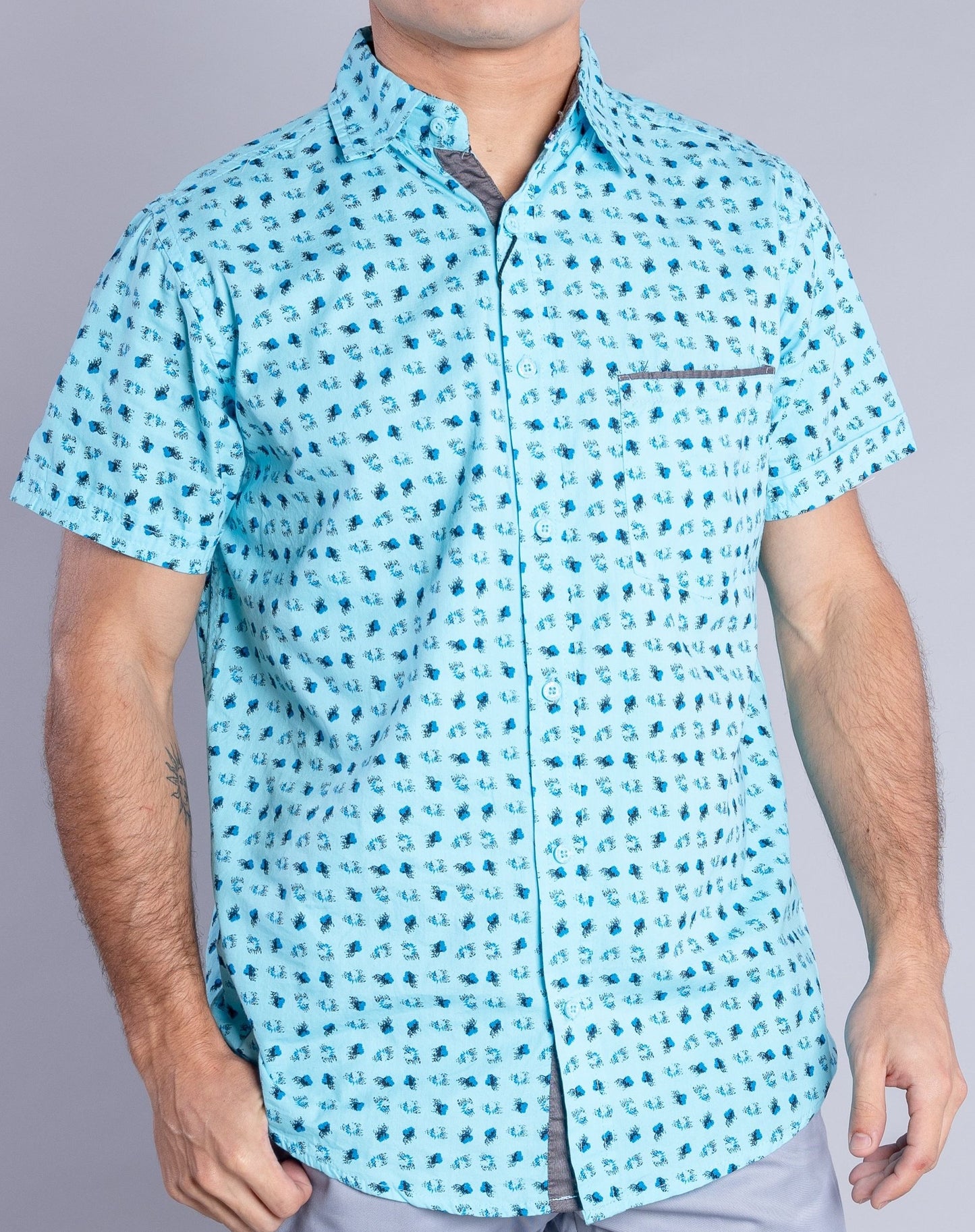 ANKOR PRINTED SHORT SLEEVE SHIRT 397