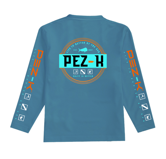 KIDS PEZ-K RASH GUARD EMBLEM MAHI