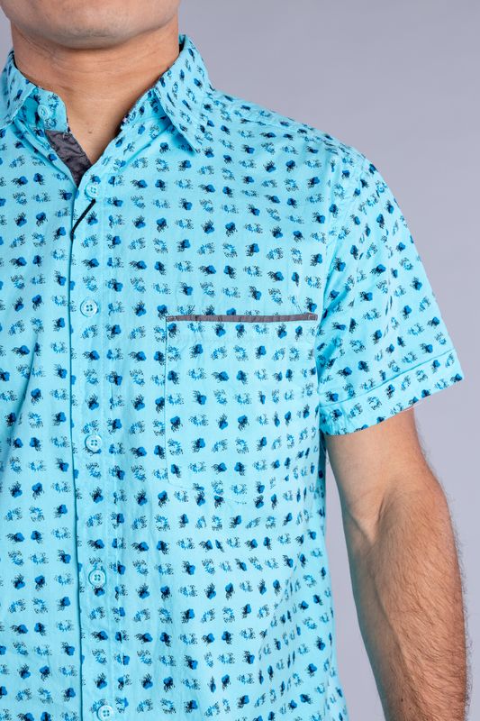 ANKOR PRINTED SHORT SLEEVE SHIRT 397