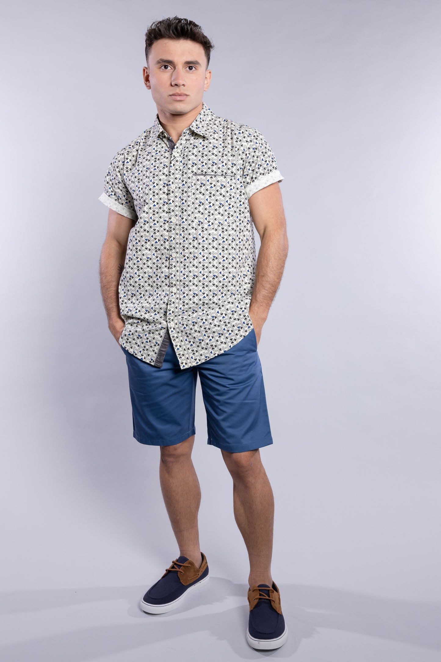 ANKOR PRINTED SHORT SLEEVE SHIRT 394